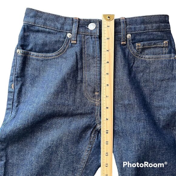 EVERLANE summer regular ankle high rise skinny blue jean. size 25 - Picture 8 of 8